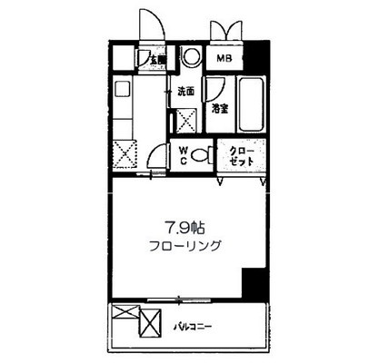 茗荷谷賃貸マンション・1K