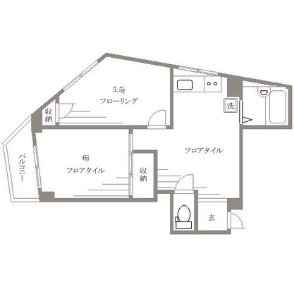茗荷谷 マンション 2DK