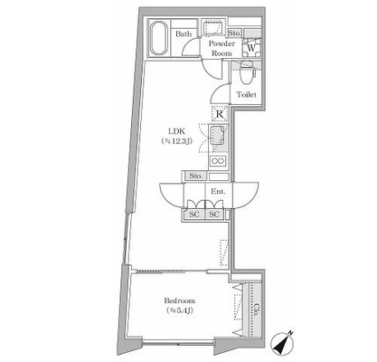 茗荷谷 マンション 1LDK